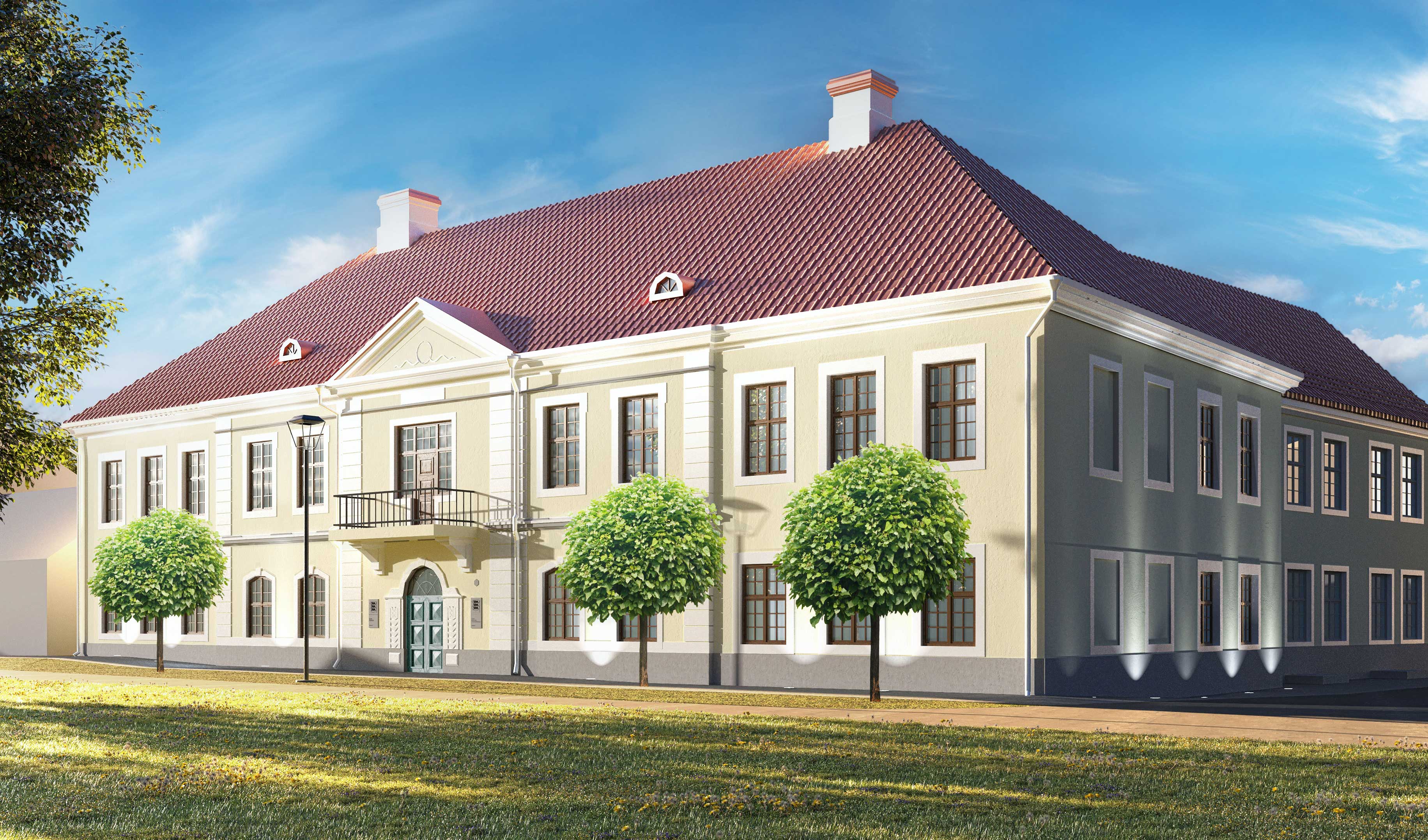 Kunstiteosed hakkavad asuma ajaloolises hoones, kus asuvad Paide riigimaja ja Paide kohtumaja. 