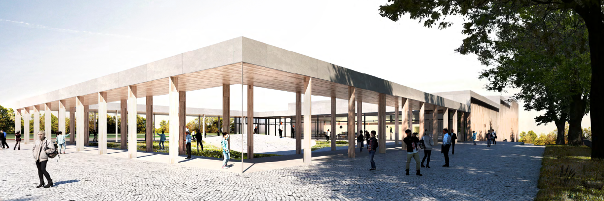 Narva riigigümnaasiumi ja Kesklinna Põhikooli arhitektuurikonkursi võitis Salto arhitektuuribüroo ideekavandiga „Tahvel“