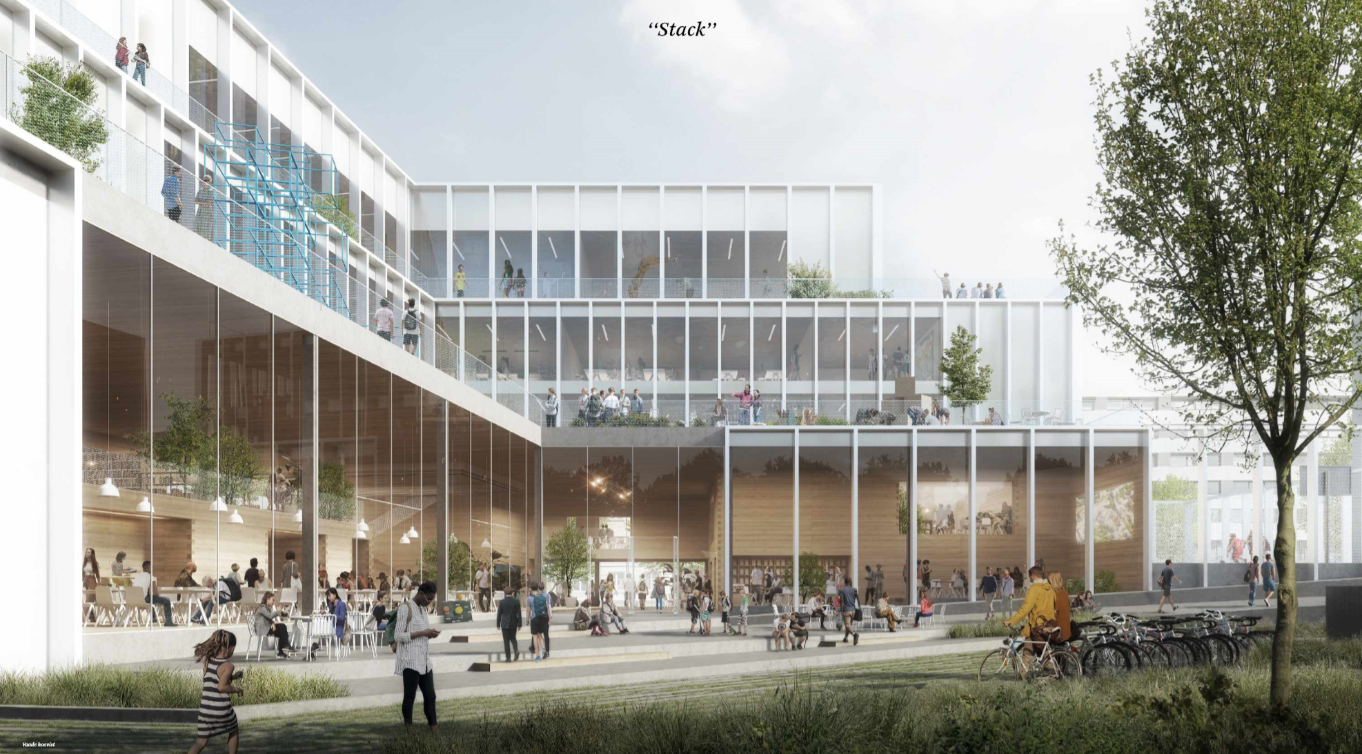 Tõnismäe riigigümnaasiumi arhitektuurivõistluse võitis Arhitekt11/Lunden Architecture