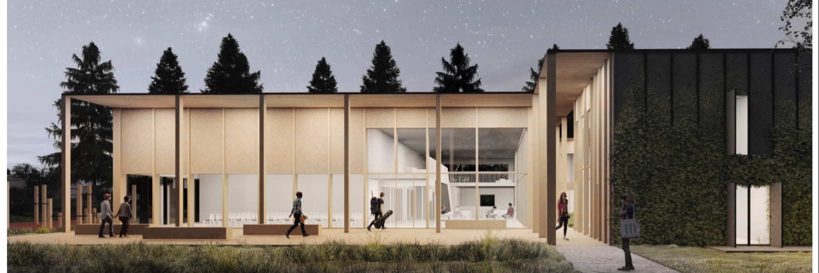 Mõdriku üliõpilaselamu-õppehoone arhitektuurivõistluse võitis arhitektuuribüroo Molumba