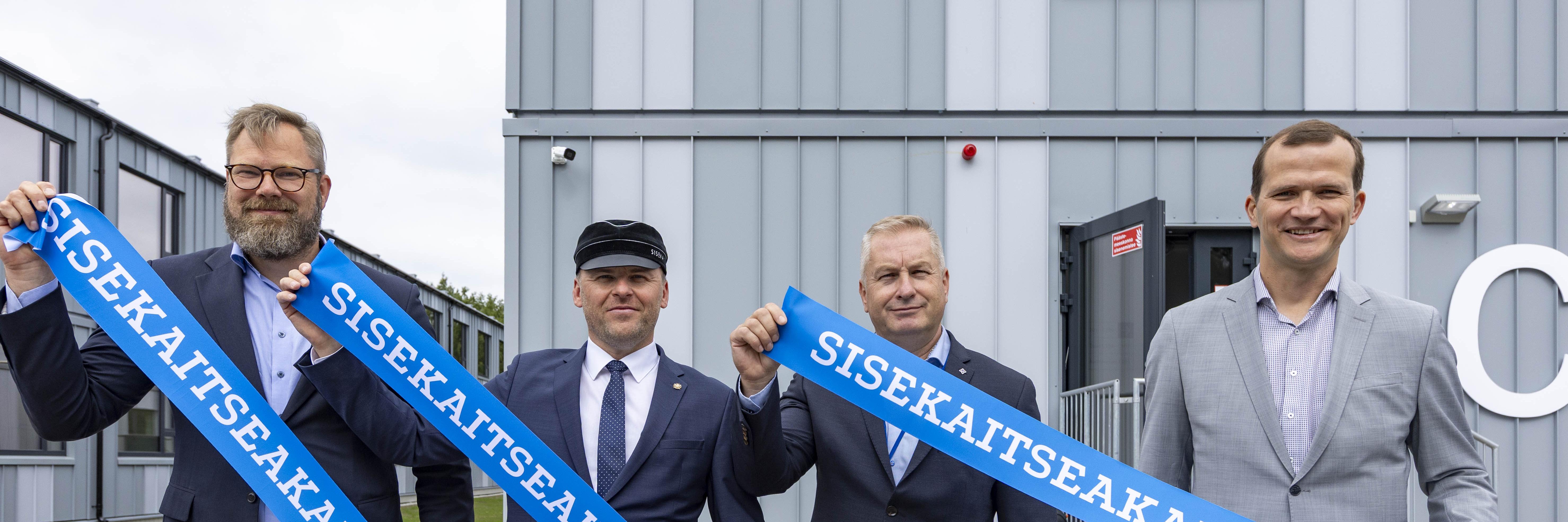 Sisekaitseakadeemia moodulmajade avamine. Foto: Marko Mumm