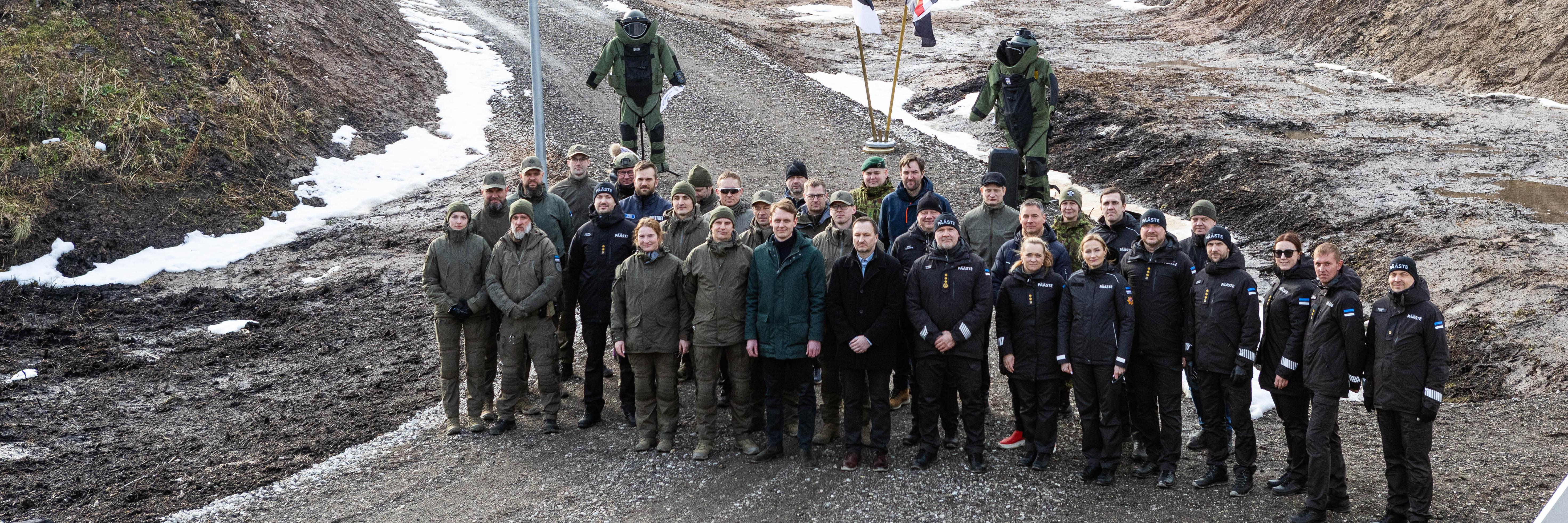 Kardla lõhkamiskoha avamine 09.03.2026. Foto: Margus Pahv