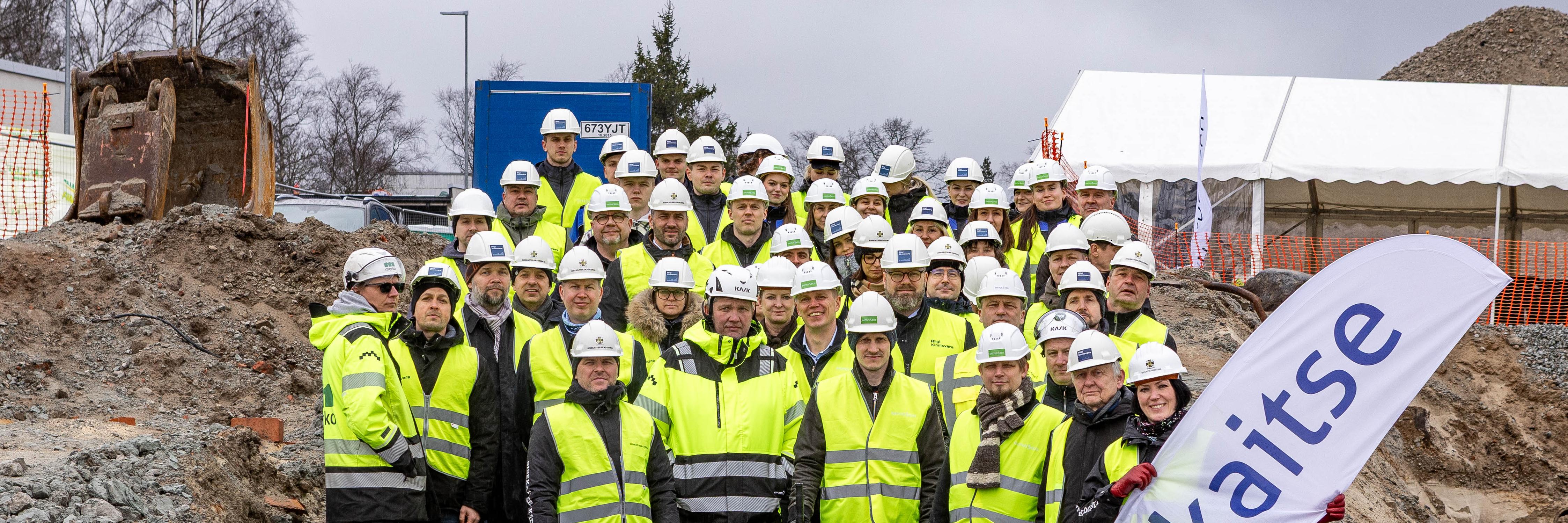 Sisekaitseakadeemia majutus- ja õppehoone nurgakivi asetamine 6. aprill 2026. Foto: Margus Pahv